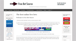 Desktop Screenshot of freebetsource.com