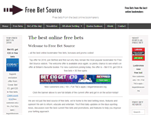 Tablet Screenshot of freebetsource.com